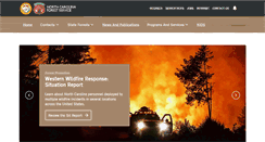 Desktop Screenshot of ncforestservice.gov