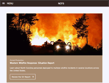 Tablet Screenshot of ncforestservice.gov
